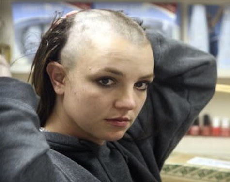 Bald Britney Spears