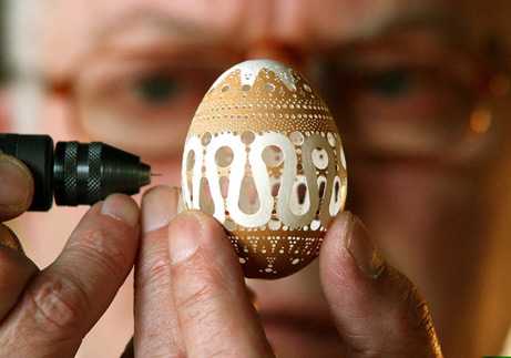 Holey Easter Egg