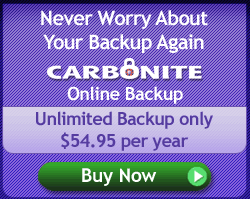 Protect your files with Carbonite Online Backup