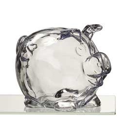 clear piggy bank