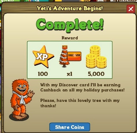 Discover & FarmVille Rewards