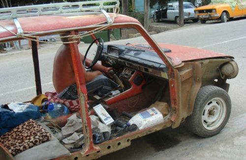 Because we really didn't want to end up driving the roads this way old car