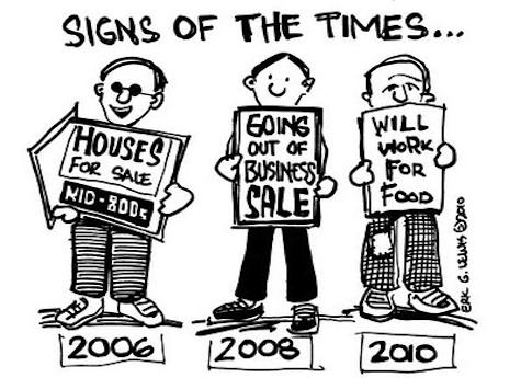 economic crisis - signs of the times