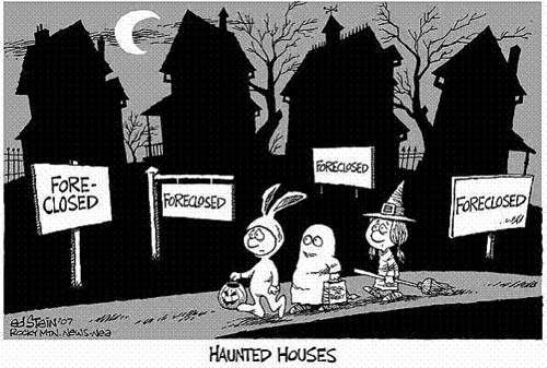 why halloween will suck this year, foreclosure