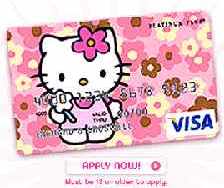 Hello Kitty Credit Card