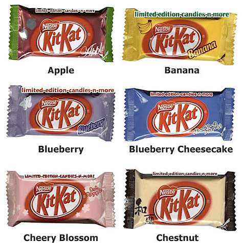 Kit Kat Bar Flavors from Japan