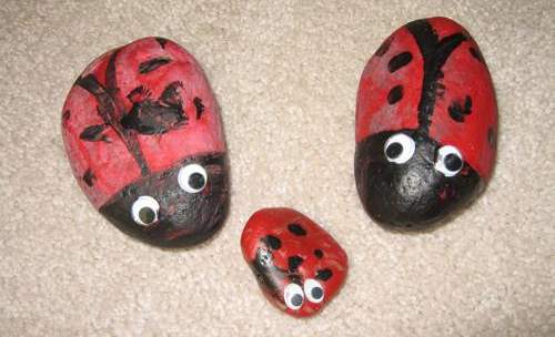 ladybugs, art project