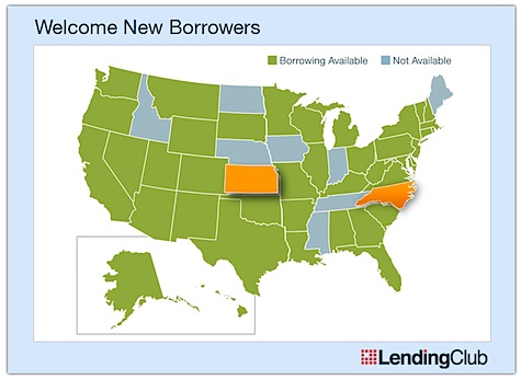 Lending Club in Kansas and North Carolina