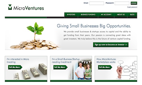 MicroVentures, peer to peer financing