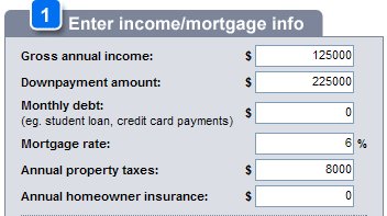 mortgage info