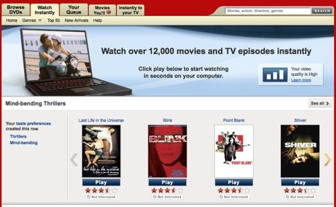 Netflix Browse Feature