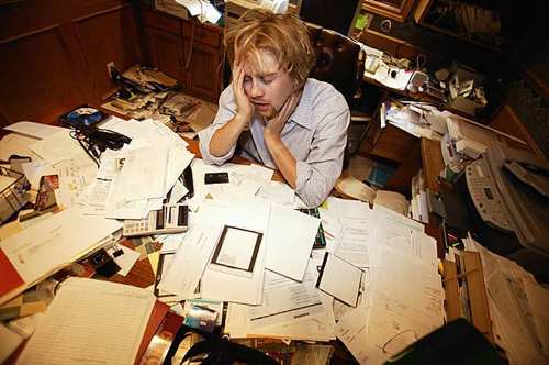 overwhelmed by financial records, no organization!