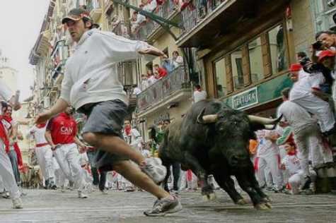 Pamplona Running Of The Bulls