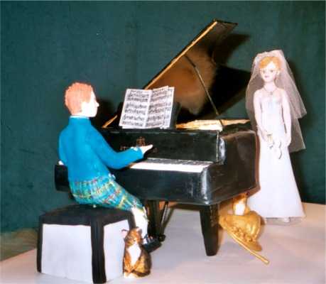 steinway piano cake