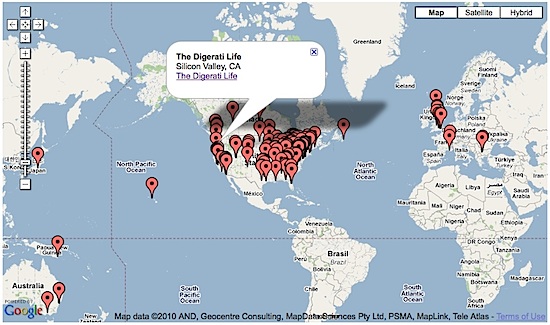 Personal Finance Blog Map