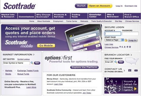 Scottrade review, top brokerage for retail, small investors