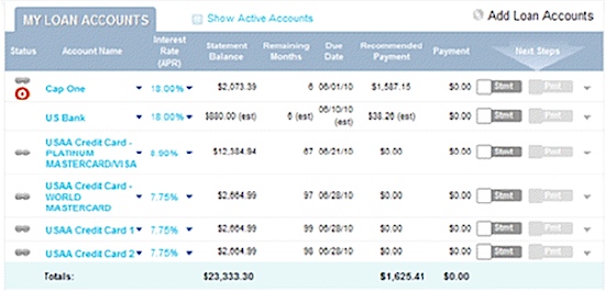 My Loans & Accounts