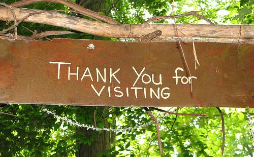 thank you for one million visitors!