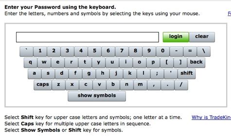 Trade King keyboard