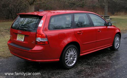 volvo v50 sportswagon car back